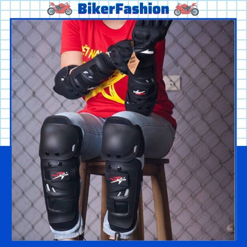 Bộ Giáp Bảo Hộ Tay Chân Probiker Nhựa Dài Cao Cấp