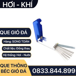 Bộ thông béc gió đá, que vệ sinh đầu béc hàn gió đá