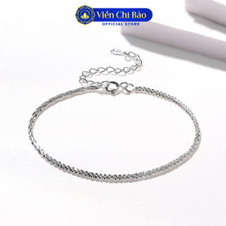 Lắc tay bạc nữ óng ánh lấp lánh chất liệu bạc 925 - Viễn Chí Bảo L400174
