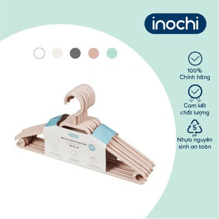  Móc áo chống trượt Inochi - Hara 186  Set 10 móc  - Gia dụng MKS79 