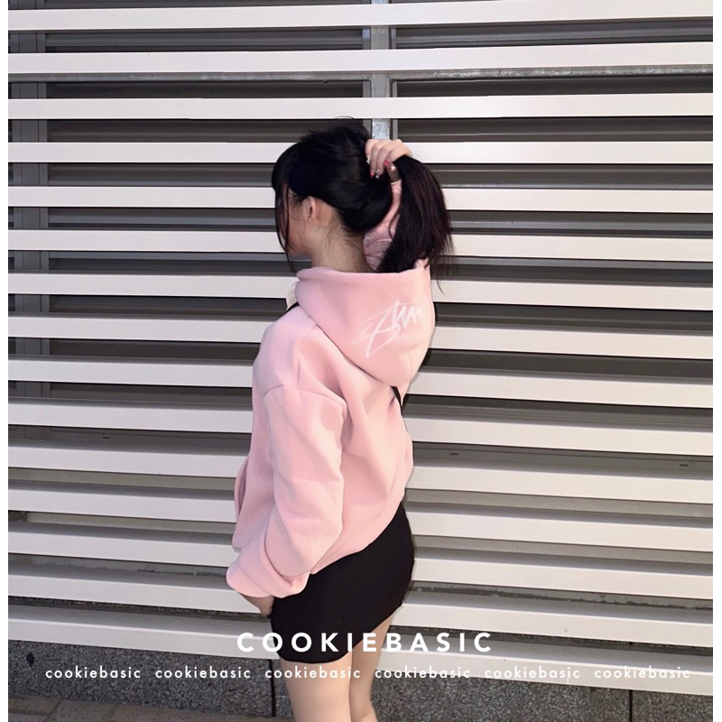 Áo Hoodie Nỉ Bông Thêu Mũ Stu ssy Ba Màu