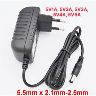 Nguồn Adapter 5V1A / 5V2A / 5V3A / 5V4A / 5V5A Có Đèn Báo. Chân Rắc 5.5x2.5mm