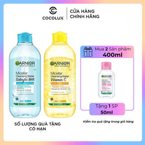 [Công Ty, Tem Phụ] Tẩy trang Garnier Pháp các loại [Coco Shop]