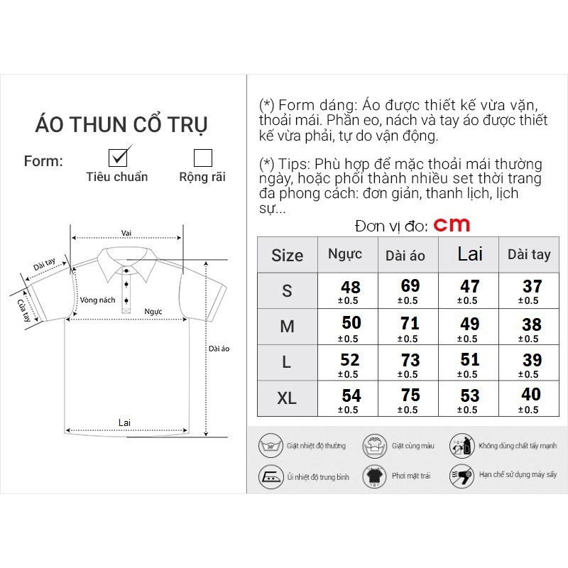 Áo Polo Nam Tay Ngắn Thời Trang Thương Hiệu Y2010 Premium 27 22574  |YaMe|