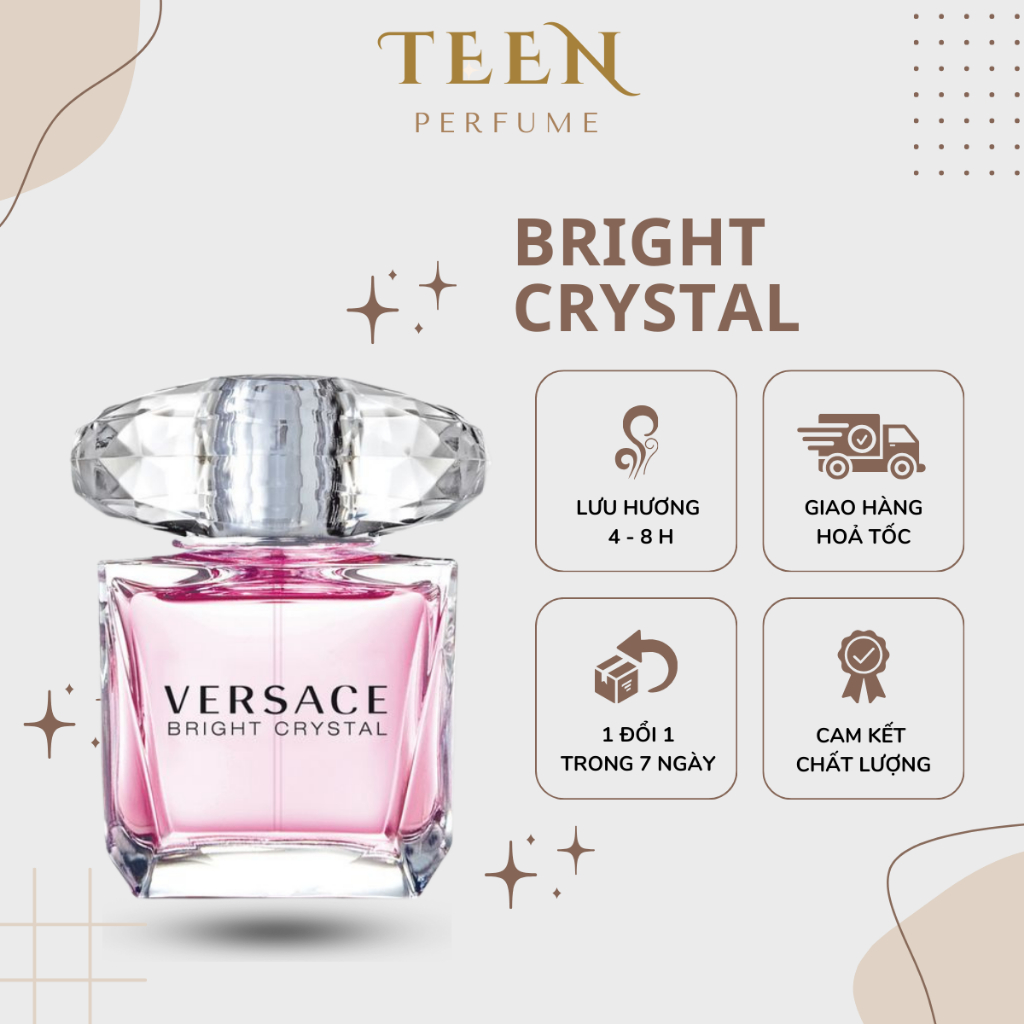 Nước Hoa Nữ Versace Bright Crystal EDP - Hương thơm cuốn hút sang chảnh - Teen_Perfume