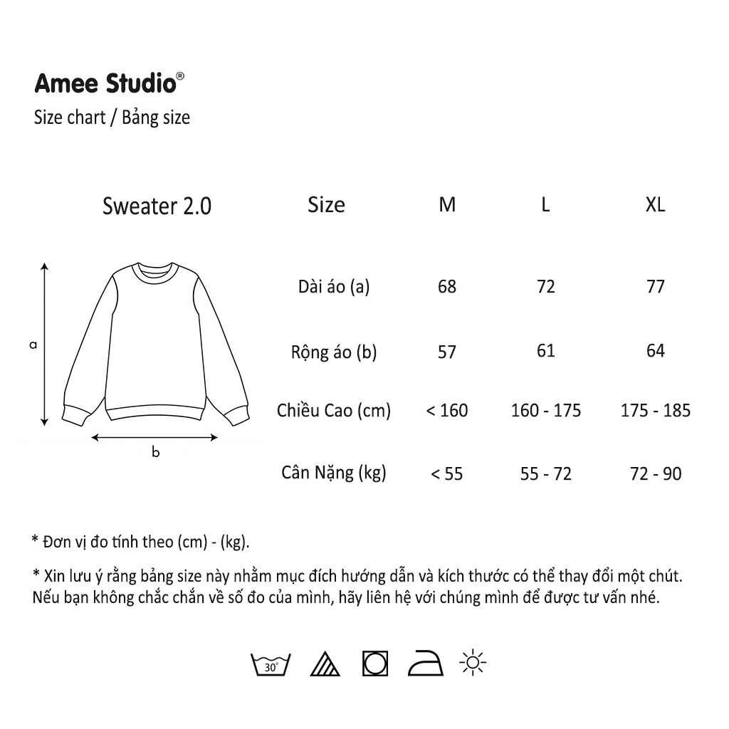 Áo Sweater Local Brand Amee Studio/ Basic