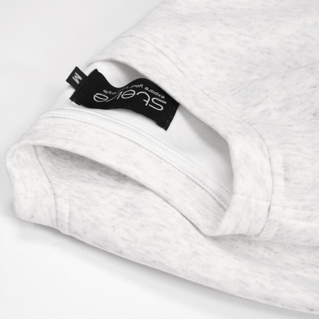 Áo thun Dài Tay STEVE Long Sleeve, Áo phông dài tay cổ tròn 2 màu : Trắng, Đen, Xám