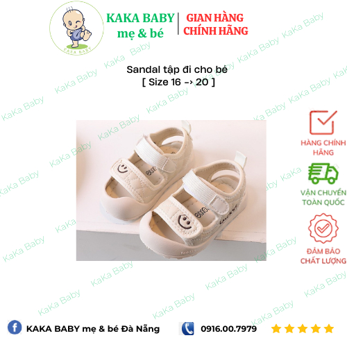 Sandal tập đi chống vấp cho bé