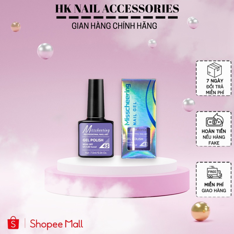 Sơn gel mini bán lẻ chai HK NAIL ACCESSORIES 7,5ml