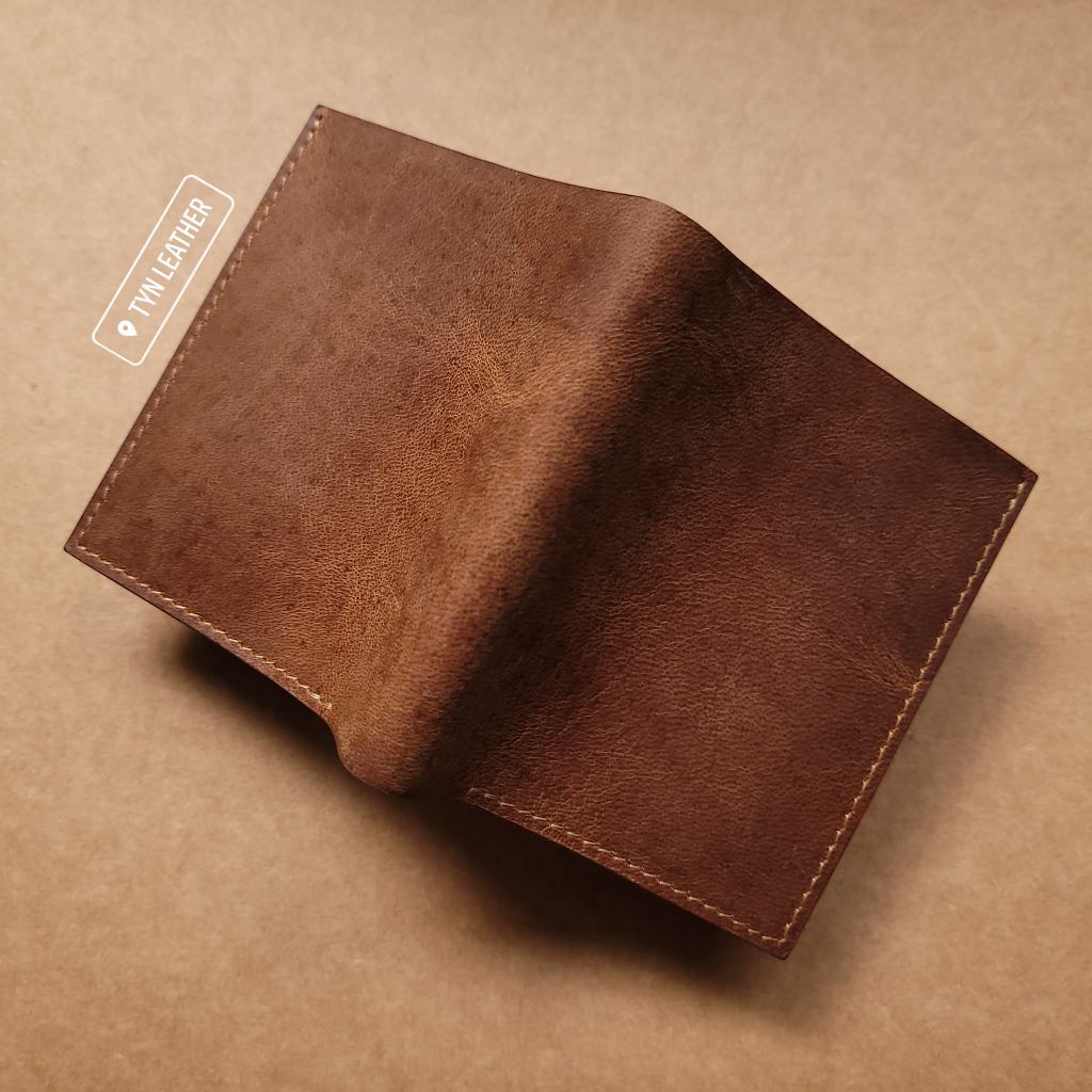 Ví đứng nam, Ví da bò thật