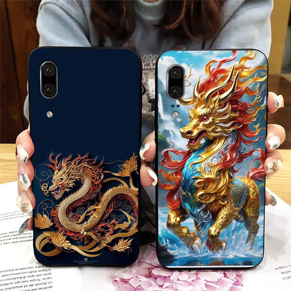Ốp lưng huawei p20 / huawei p20 lite in hình rồng siêu chất