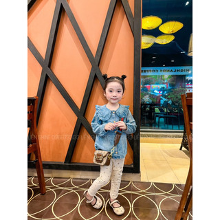 Set áo bò bèo + quần Legging hoa nhí