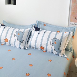 Vỏ gối nằm cotton poly kích thước 45x65 có khoá kéo lồng ruột