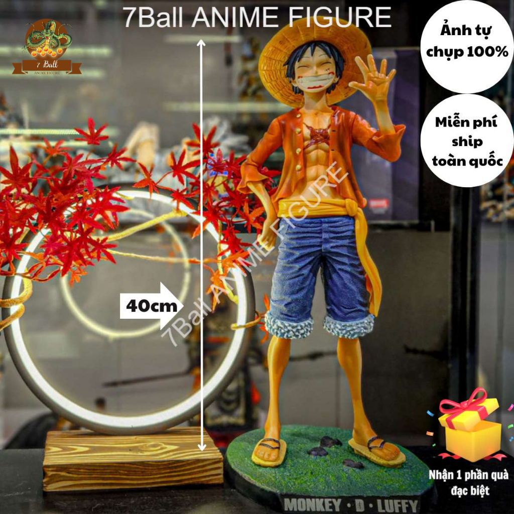 Mô hình Luffy mũ rơm cao 40cm - Nhân vật yêu thích nhất One Piece