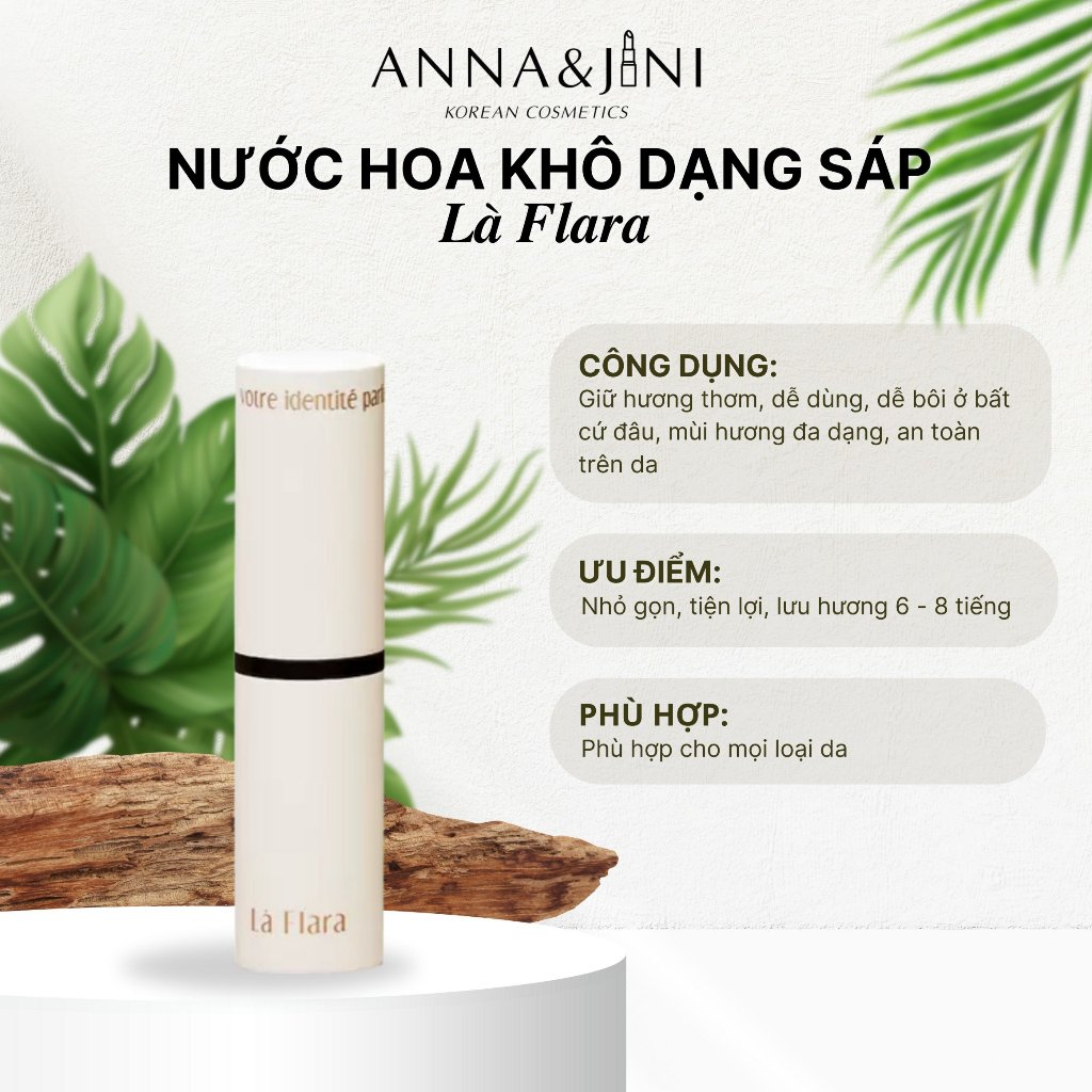 Nước hoa khô dạng sáp 𝑳𝒂̀ 𝑭𝒍𝒂𝒓𝒂