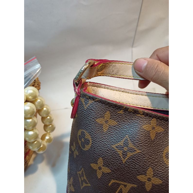 Túi xách nữ si Nhật Bản 28x17 cm eo vì.