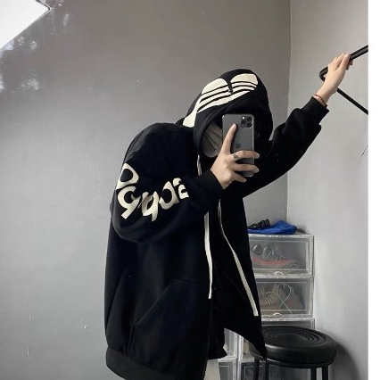 Áo Khoác Nỉ Kéo Khoá Zip Adidas Hình In 5D Cao Cấp - Áo Khoác Thể Thao Có Mũ Adidas Chất Nỉ Cao Cấp Không Xù