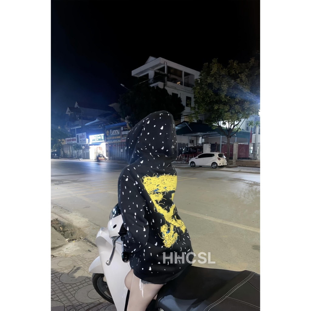 Áo Hoodie Nam Nữ OFF Mũ Trùm 2 Lớp Form Rộng Unisex Chất Nỉ Cotton Dày Dặn
