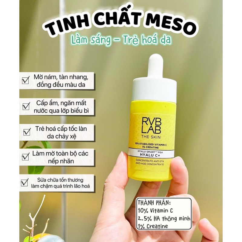 TINH CHẤT MESO LÀM SÁNG - TRẺ HÓA DA