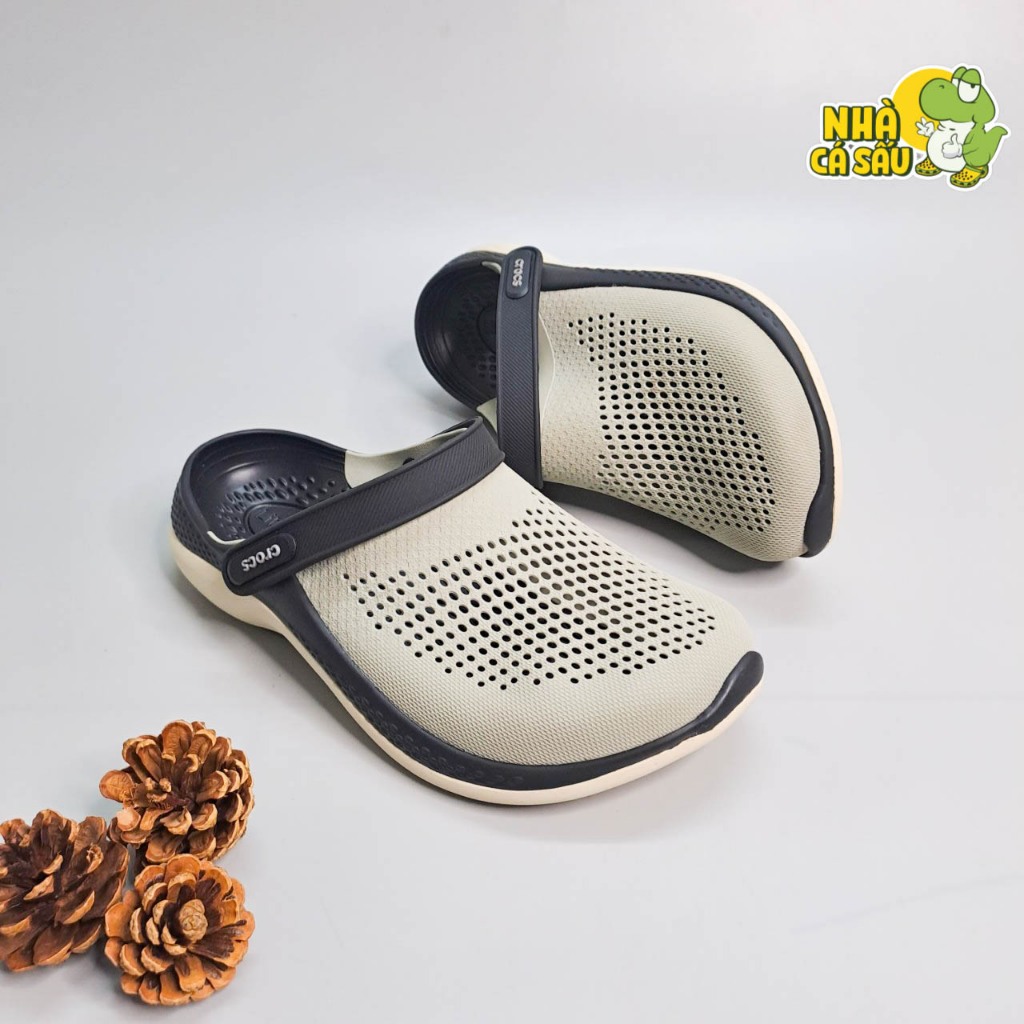 Dép cross literide 360 clogs unisex chính hãng xuất dư made in VN, dép sục cross literide 360 chính hãng nam nữ Nhacasau