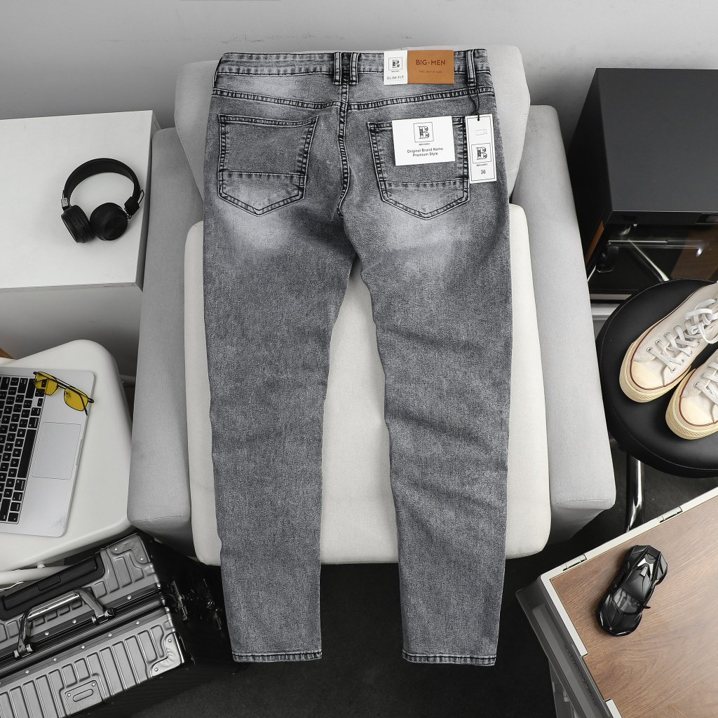 Quần jean dài co giãn phong cách thời trang cỡ đại bigsize nam 80-130kg