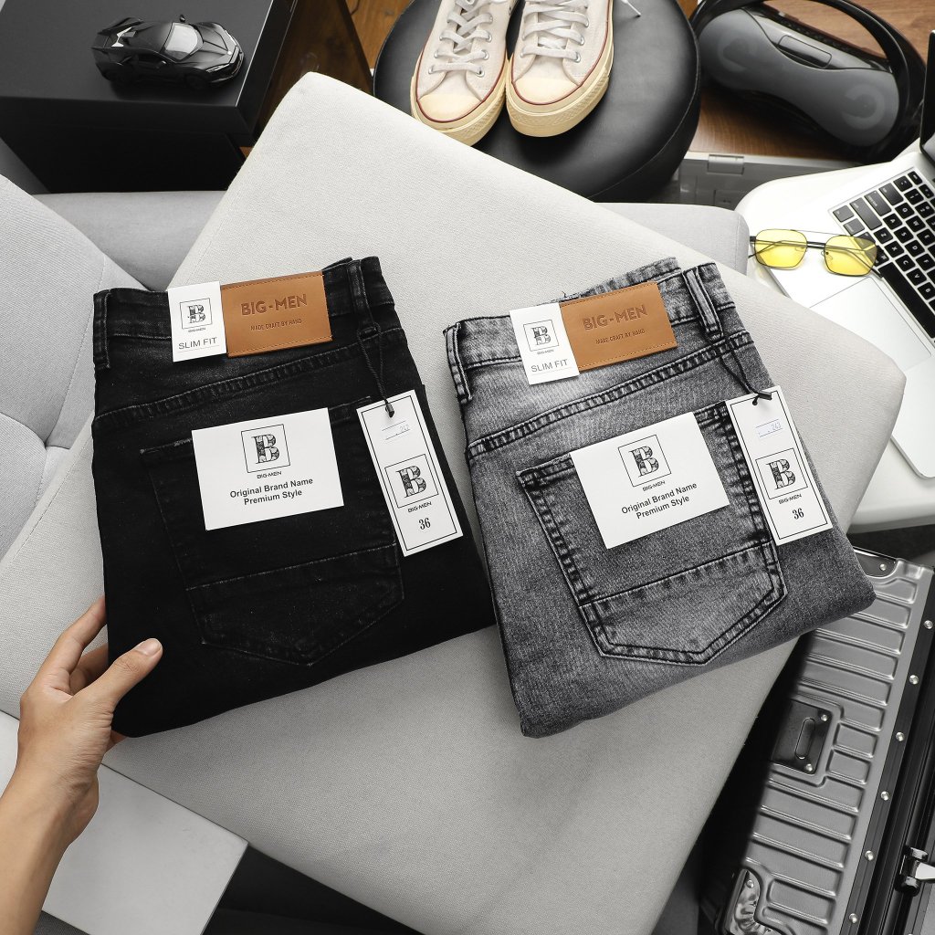 Quần jean dài co giãn phong cách thời trang cỡ đại bigsize nam 80-130kg