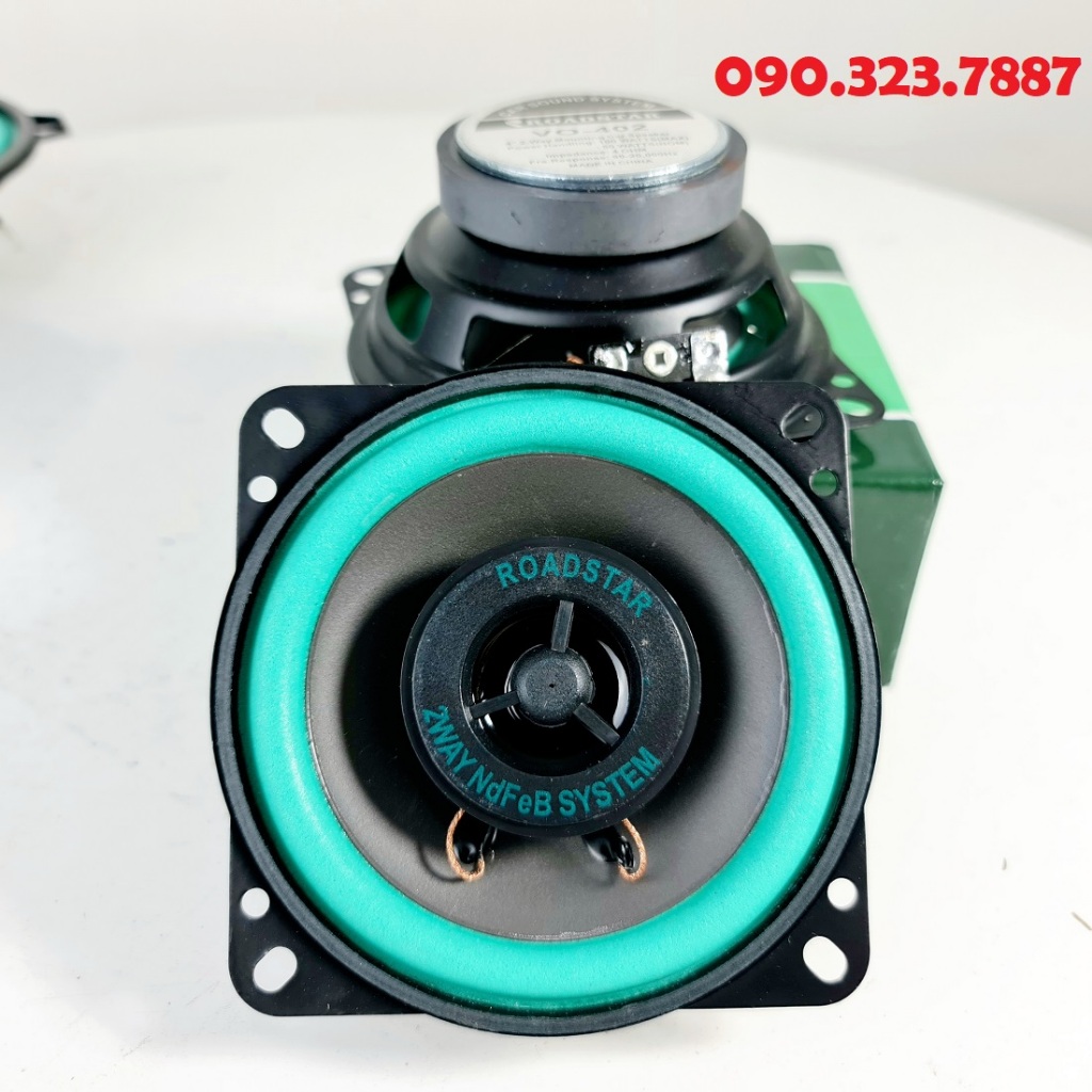 Loa âm thanh Đồng Trục Kuerl: VO-402  công suất lớn 4 inch 100W chuyên dùng Cho Xe Hơi.