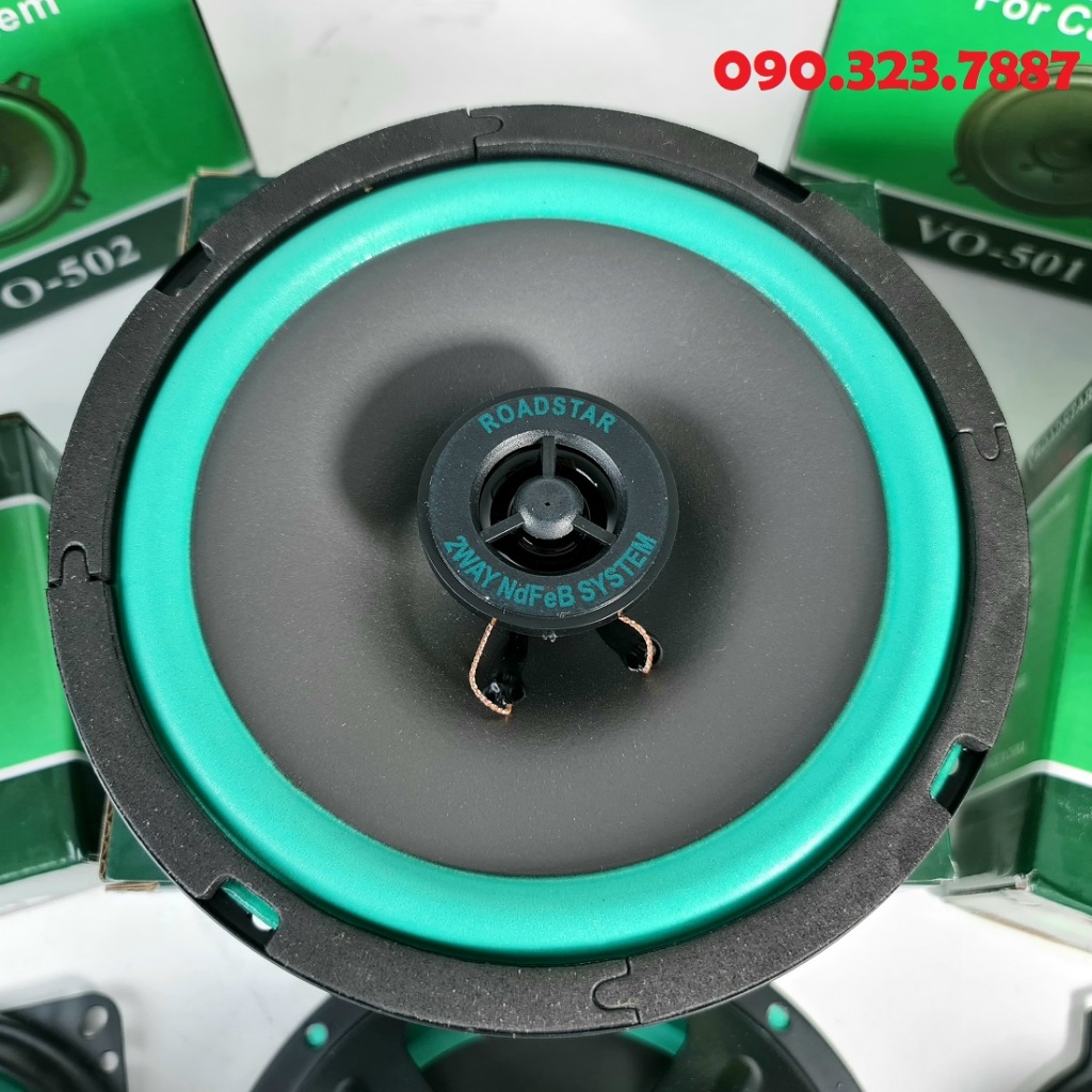 Loa âm thanh Đồng Trục Kuerl: VO-402  công suất lớn 4 inch 100W chuyên dùng Cho Xe Hơi.