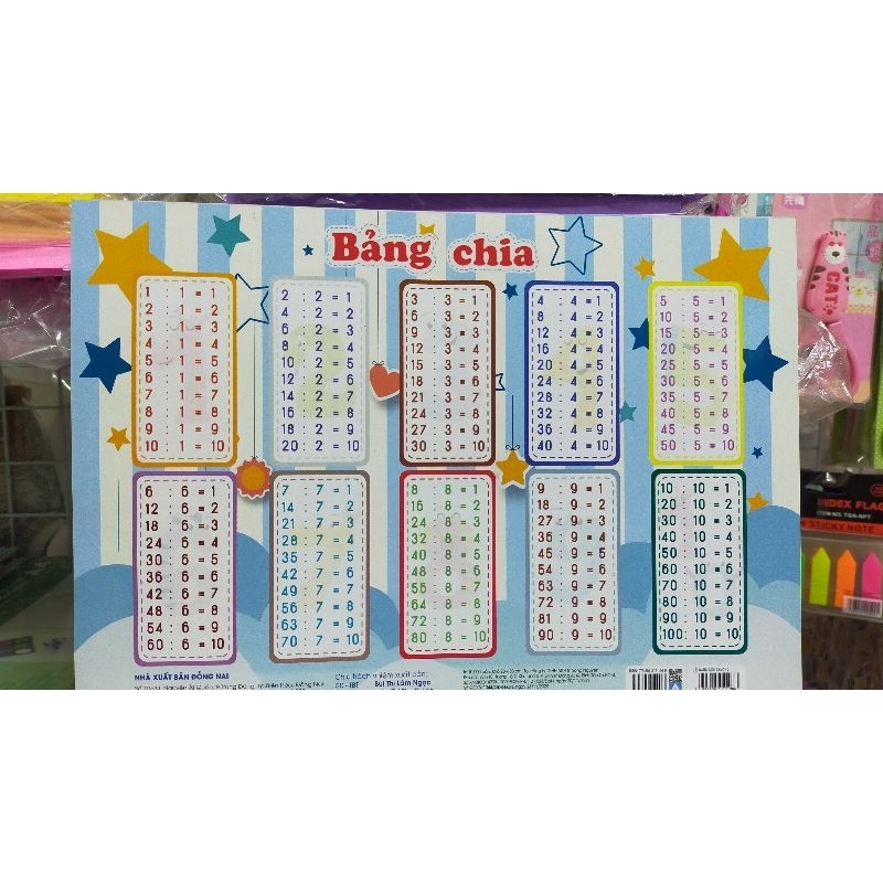 Bảng Cửu Chương Và Bảng Chia