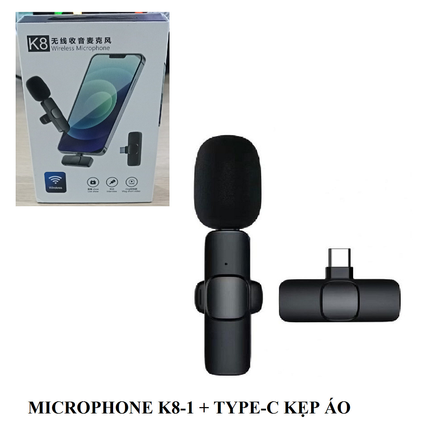 Mic Thu Âm Youtuber K9, K8 Pro Type-C