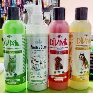 Sữa Tắm DIVA cho thú cưng chai 260ml/400ml