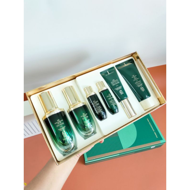 Set ohui xanh prime căng bóng da chống lãi hoá
