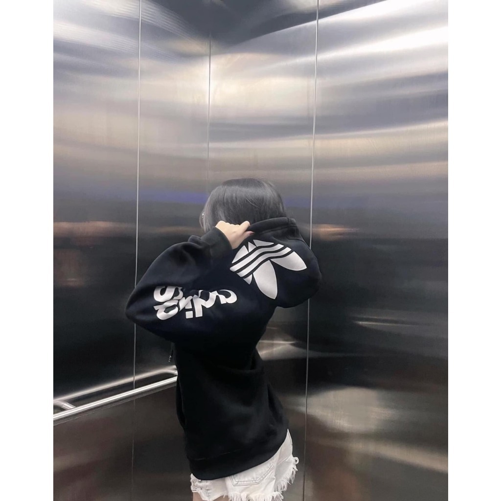 Áo Khoác Thể Thao Adidas Chất Nỉ Dày Dặn - Áo Khoác Adidas Có Mũ Phong cách Boy Phố Hottrend 2023