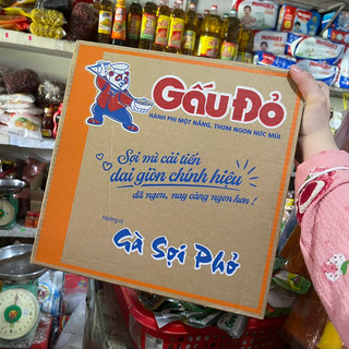 Thùng Mì Gấu Đỏ 30 Gói Date Mới