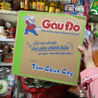 Thùng Mì Gấu Đỏ 30 Gói Date Mới