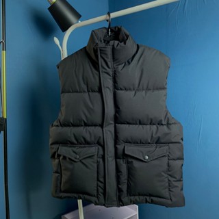 Áo Gile Phao Nam Nữ, Gile Unisex Túi Hộp Phong Cách Hàn