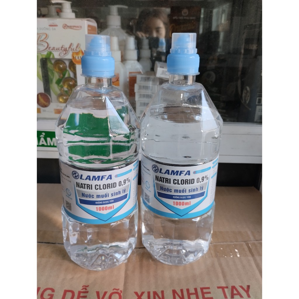 Nước muối sinh lý LAMFA chai 500ml