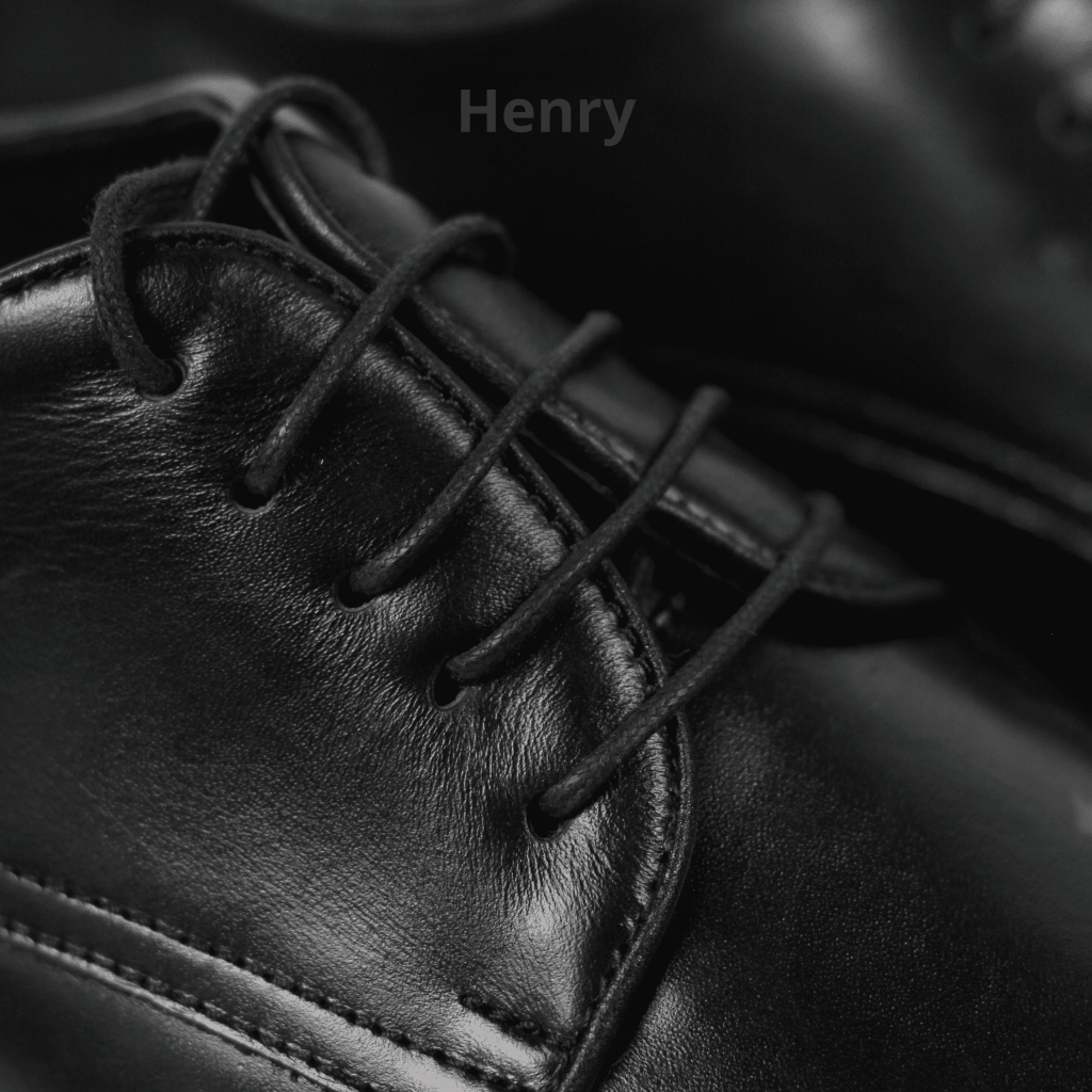 Giày da nam HENRY giày tây derby công sở độn đế tăng chiều cao da bò cao cấp kiểu dáng trẻ trung thích hợp đi làm AN04
