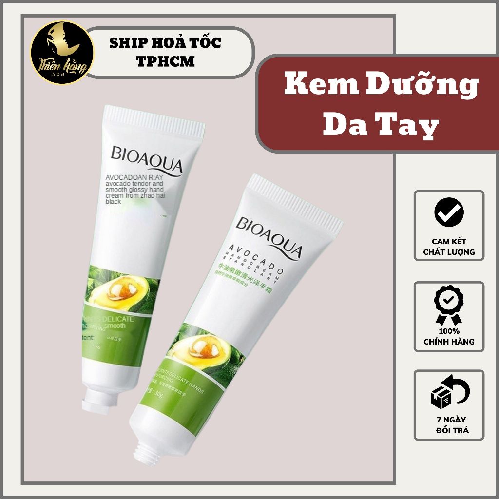 (Rẻ Vô Địch) Kem Dưỡng Da Tay Chiết Xuất Trái Bơ - Bioaqua Chính Hãng
