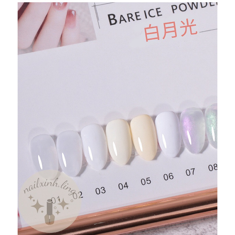 Sơn Gel Very Good Nail Bảng Màu Trắng , Trắng Sữa , Trắng Kem, Màu Thạch Nước Gạo Lẻ 1 Chai Hồng Cam Bảng 9 Màu 15ml