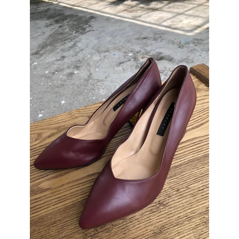 GIÀY SI GÓT ĐỎ ĐÔ HÀN