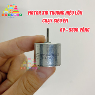 motor 310 Mô tơ mini 5V mã 310 điện áp 1.7V-7.4V chạy rất êm thích hợp làm quạt - LK0109