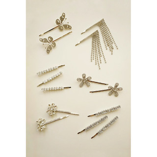Kẹp tóc mái Crystal hairpins Helen Studio