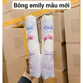 ( Mẫu Mới) Bông tẩy trang Emily Đức 120 miếng