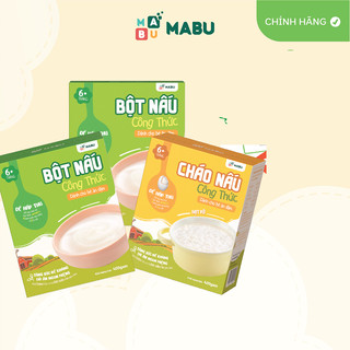 Cháo ăn dặm bột ăn dặm mabu 400g .....