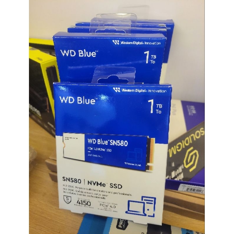 Ổ Cứng SSD WD Blue SN580 1TB - M2 PCIe Gen4.0 WDS100T3B0E / SN580 2TB - Bảo hành 36 tháng