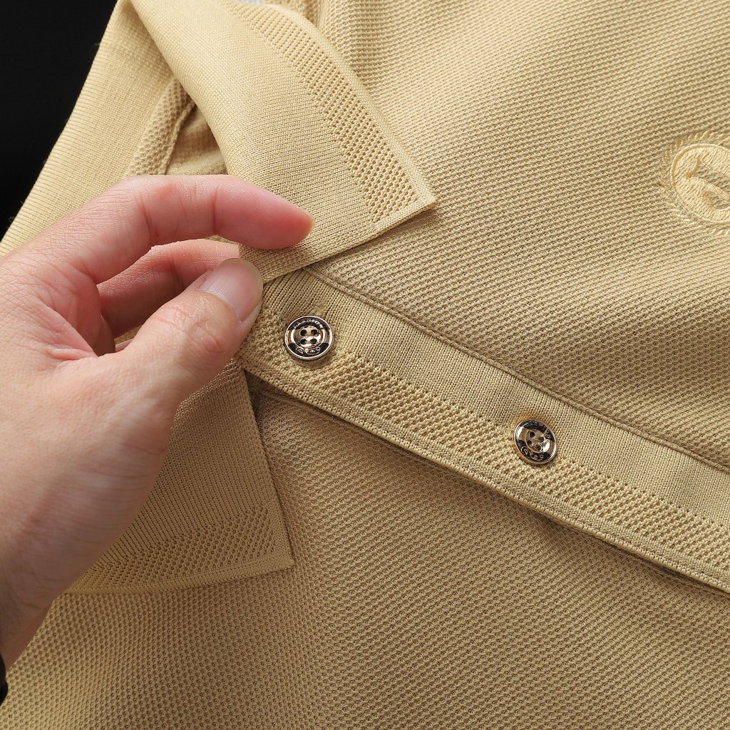 Áo Polo Nam thêu chữ J trẻ trung thanh lịch Thun cá sấu cotton lục giác thoáng mát - co giãn tốt