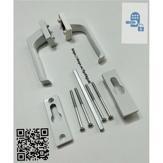 Bán lẻ bộ tay khóa cửa nhựa lõi thép phân thể không lưỡi gà 1800