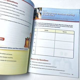 Sách - bộ nhập - Debating Challenge - 3 cuốn -  (Quét mã lấy file nghe hoặc shop gửi link file nghe và đáp án)