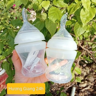 Bình thìa tập ăn dặm Nuby silicon 150ml,bình thìa ăn dặm hoàn hảo cho bé có tặng núm ăn